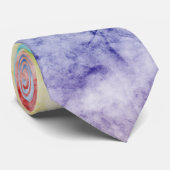 Cravate Aquarelle arc-en-ciel (Roulé)