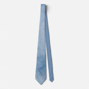 Cravate Aquarelle bleue Texture