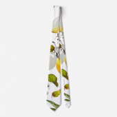 Cravate Aquarelle citrons 20 (Devant)