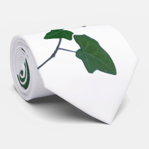 Cravate Aquarelle classique Vert Anglais Ivy