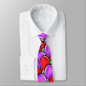 Cravate Aquarelle couleur mignonne main peint Oeuf de Pâqu (Attaché)