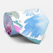 Cravate Aquarelle Cute Design Floral (Roulé)