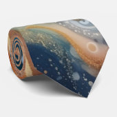 Cravate Aquarelle de la grille (Roulé)