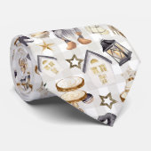 Cravate Aquarelle de Noël Gnome Country Farmhouse (Roulé)