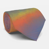 Cravate Aquarelle Desert Sky Ombre (Roulé)