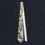 Cravate aquarelle fleurie rustique mariage botanique<br><div class="desc">Suite mariage à fleurs rustique. Avec de beaux détails aquarelle. Ce design mariage moderne est sûr de donner le style pour votre grand jour.</div>