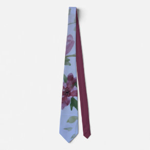 Cravate Aquarelle Floral élégant