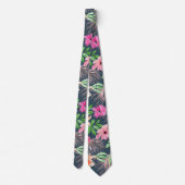 Cravate Aquarelle Florale (Dos)