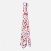 Cravate Aquarelle Florale (Devant)