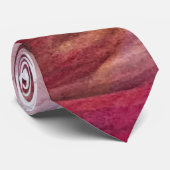 Cravate Aquarelle florale Abstraite peinte à la main (Roulé)