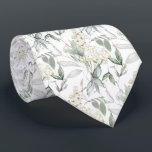 Cravate Aquarelle Florale Fleurs de crème blanche<br><div class="desc">Cette conception peut être personnalisée en choisissant l'option Modifier la conception. Vous pouvez également transférer sur d'autres objets. Contactez-moi à l'adresse colorflowcreations@gmail.com ou utilisez l'option conversation en haut de la page si vous souhaitez avoir cette conception sur un autre produit ou avez besoin d'aide. Voir d'autres de mes dessins ou...</div>