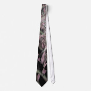 Cravate Aquarelle Gris en rose
