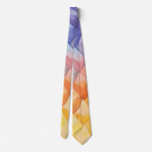 Cravate Aquarelle Rainbow Art (Dos)