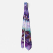 Cravate Aquarelle Rainbow Whimsable Nom personnalisable (Dos)
