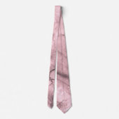 Cravate Aquarelle rose pâle Abstraite (Dos)