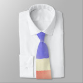 Cravate Aquarelle rustique USA drapeau américain (Attaché)