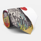 Cravate Aquarelle Thanksgiving Rooster peint à la main (Roulé)