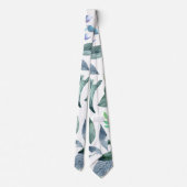 Cravate Aquarelle tombée feuille 11 (Dos)