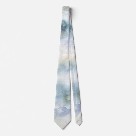 Cravate Aquarelles pastel (Devant)