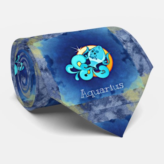 Cravate Aquarius (Roulé)