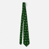Cravate Aquarius - Vert #003300 (Dos)