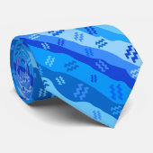 Cravate Aquarius Zodiac (Roulé)