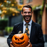 Cravate Araignée et Jack-o'lanternes | Halloween noir oran<br><div class="desc">Grand cadeau pour les gars pour les vacances d'Halloween. Portez ces cravates d'Halloween éffrayants et amusants à votre prochaine soirée costumée ou pour un tour ou un traitement. Parfait pour la saison des fêtes. Amusez les motifs d'Halloween et mettez-les sur des produits de haute qualité pour ajouter cette touche festive...</div>