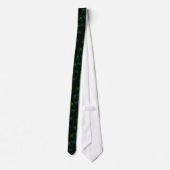 Cravate Araignée verte en toile, sangle (Dos)