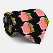 Cravate Arbre bonsaï (Roulé)