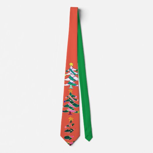 Cravate Arbre de Noël (Devant)