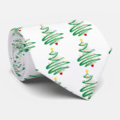 Cravate Arbre de Noël (Roulé)