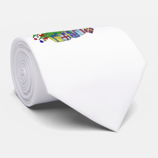 Cravate Arbre de Noël (Roulé)