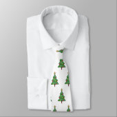 Cravate Arbre de Noël adorable (Attaché)