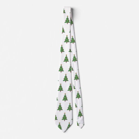 Cravate Arbre de Noël adorable (Devant)