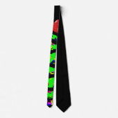 Cravate Arbre de Noël punk (Dos)