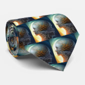 Cravate Arbre de sagesse intérieure (Roulé)