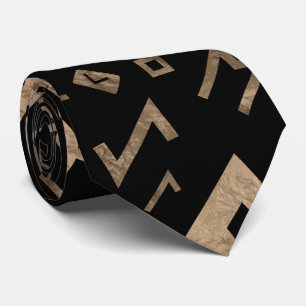 Cravate Arbre de Vegvisir de la vie Yggdrasil et des runes