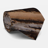Cravate Arbre écorce I Abstrait naturel texturé (Roulé)