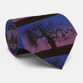 Cravate Arbre éffrayant (Roulé)