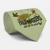 Cravate Arbre Huggers 4 les Oiseaux Changer de couleurs (Roulé)