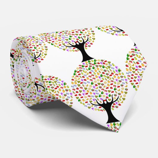 Cravate Arbre multifruit Thunder_Cove (Roulé)