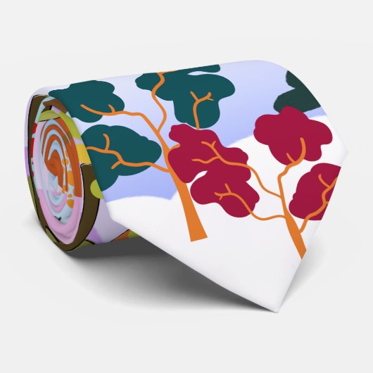 Cravate Arbres (Roulé)
