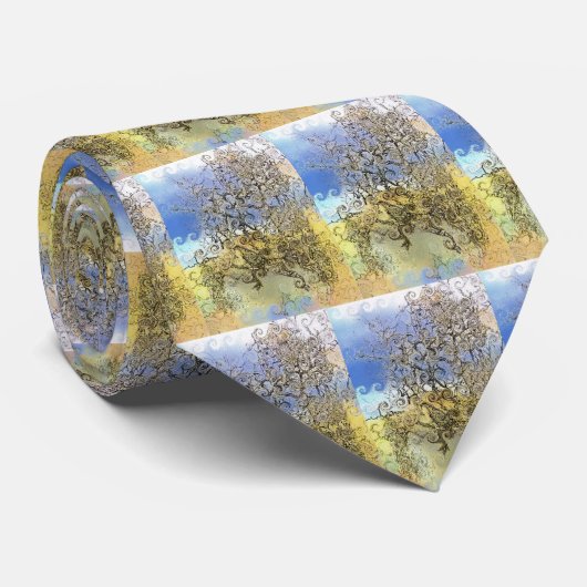 CRAVATE ARBRES (Roulé)