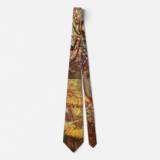 Cravate Arbres abricot en fleurs par Vincent van Gogh (Devant)