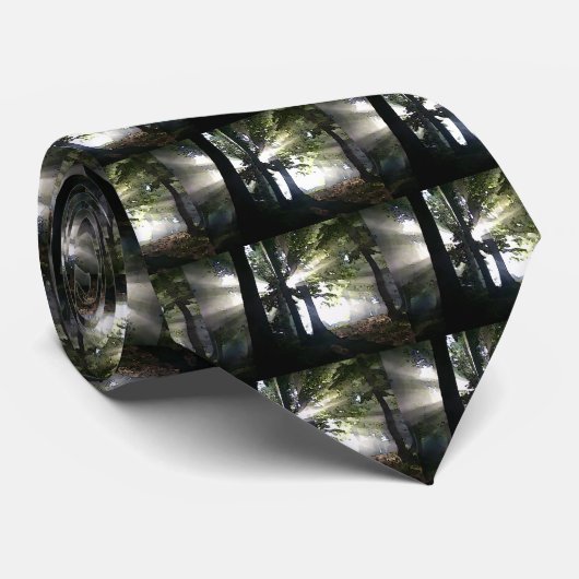 Cravate Arbres Abstraits (Roulé)