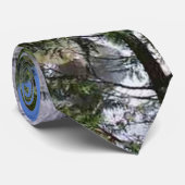 Cravate Arbres de cascades (Roulé)
