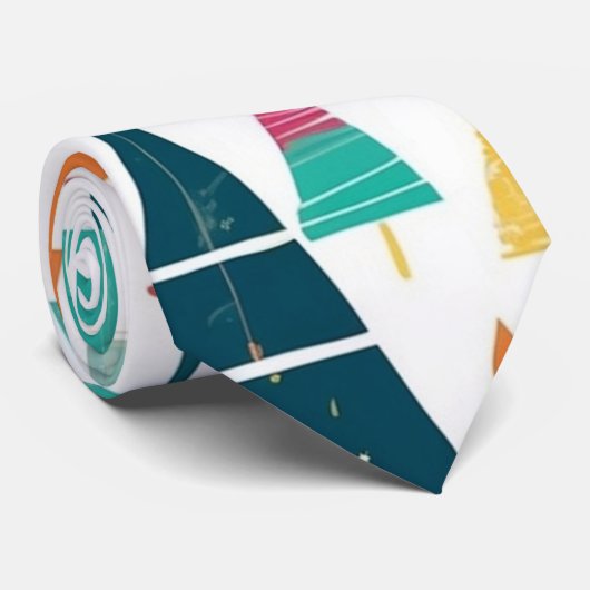 Cravate Arbres de Noël (Roulé)