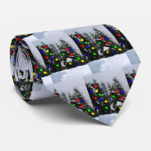 Cravate Arbres de Noël (Roulé)
