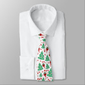 Cravate Arbres de Noël et Sucre de canne (Attaché)