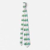 Cravate Arbres verts boisés Thunder_Cove (Dos)